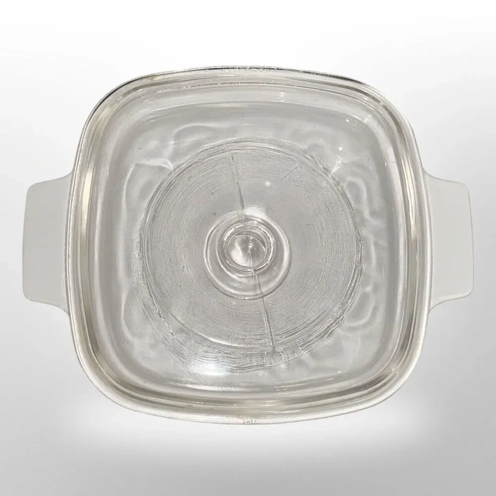Vintage Pyrex Casserole A-1-B 1 L Autumn Meadow Casserole Dish W/Glass Lid